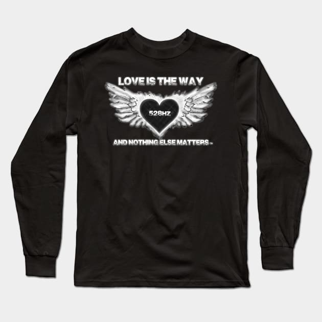 LOVE IS THE WAY white feathers Long Sleeve T-Shirt by Tripnotic